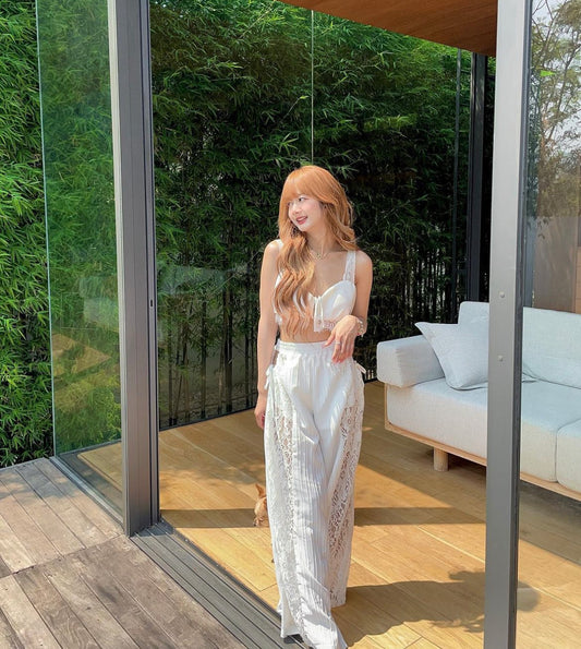 25 SPRING 皇牌 Lace Set (Top & Pants) #DO001