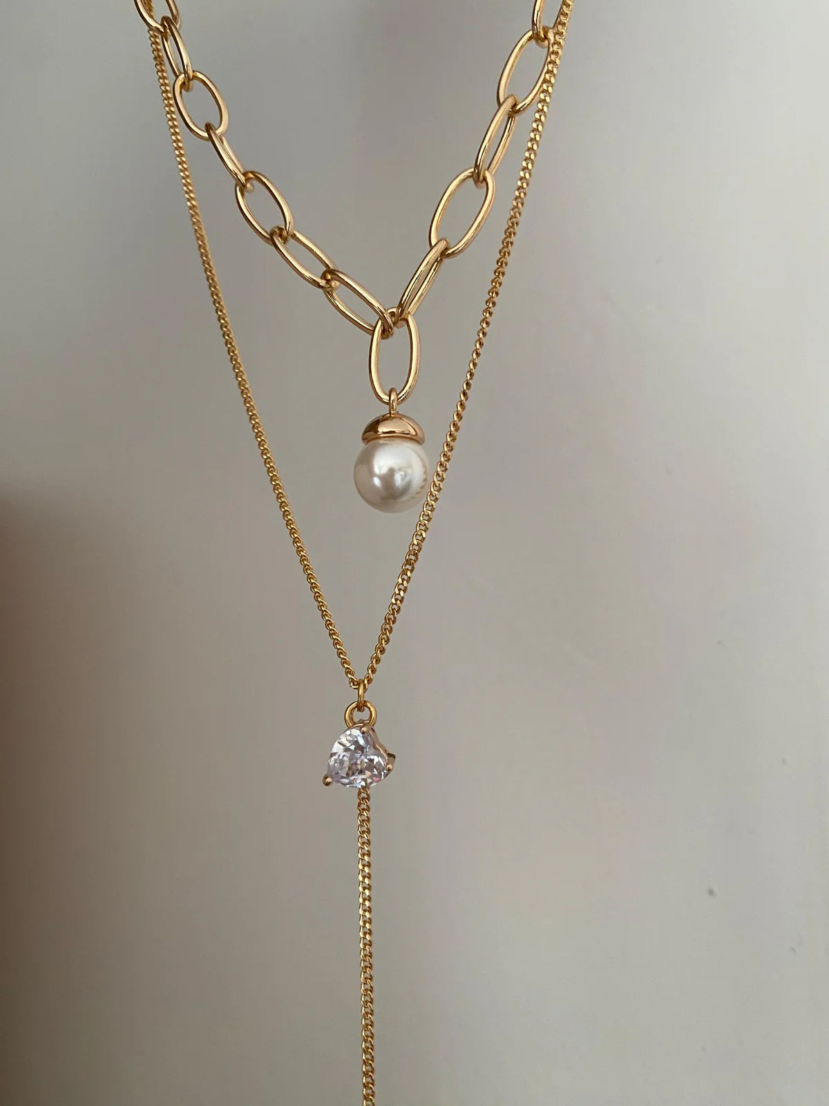🇹🇷土耳其設計師親自設計 #accneck014 - Necklace032 Double-layered Pearl Necklace