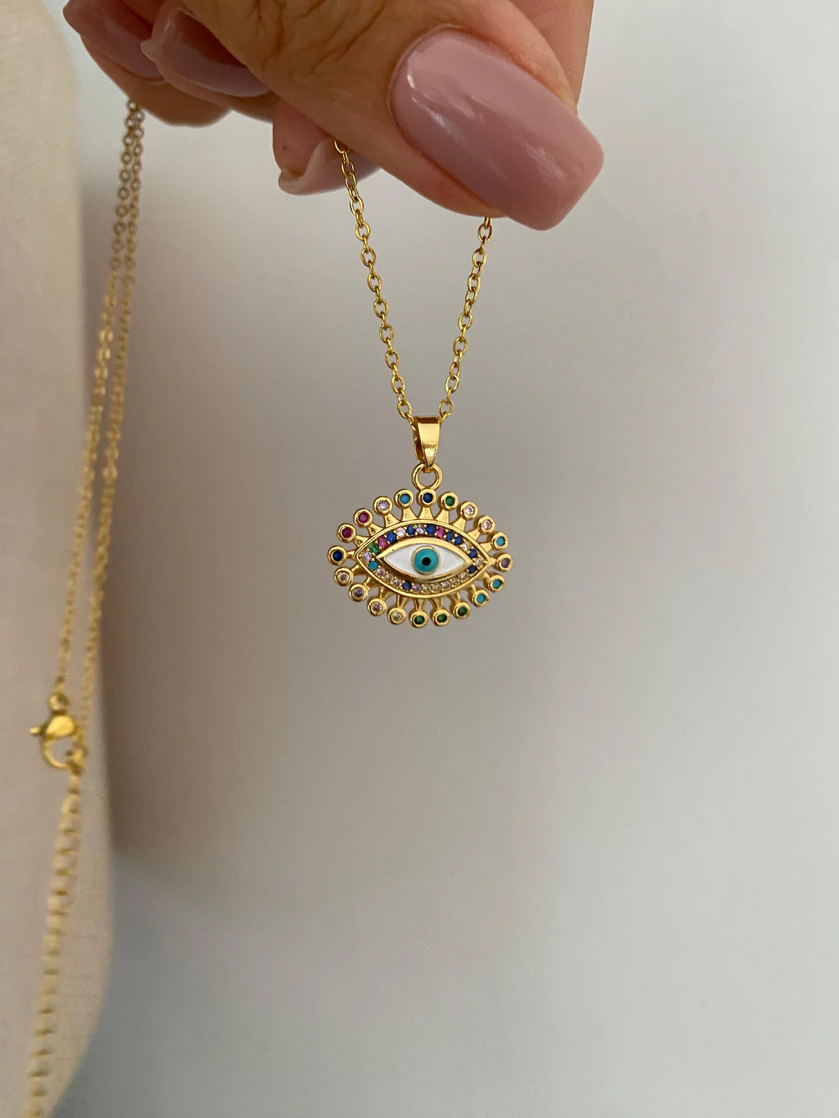 🇹🇷土耳其設計師親自設計 #accneck023- Necklace046 Evil Eye Necklace Necklace III