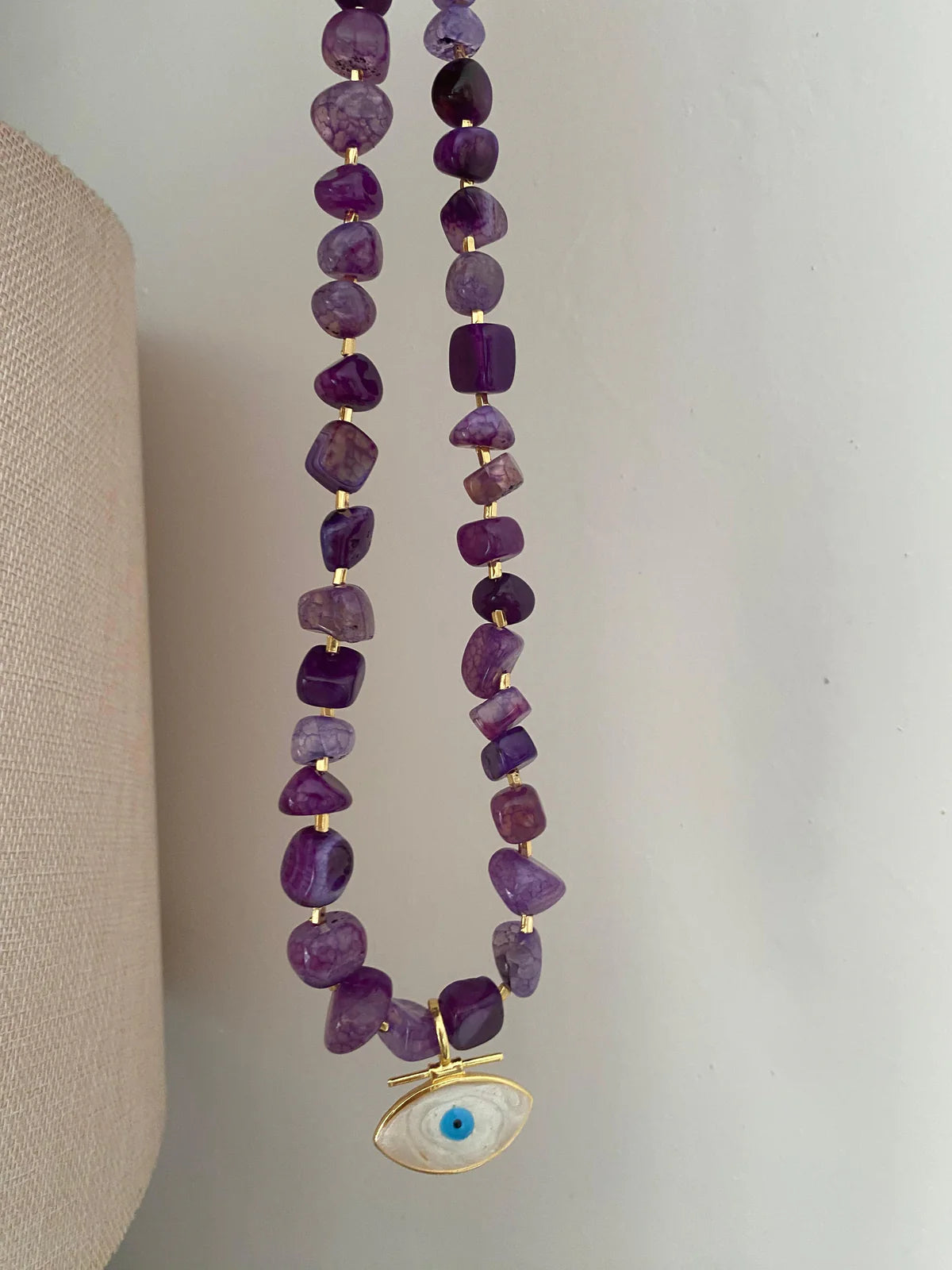 🇹🇷土耳其設計師親自設計 #accneck025 - Necklace047 Crystal Evil Eye Necklace