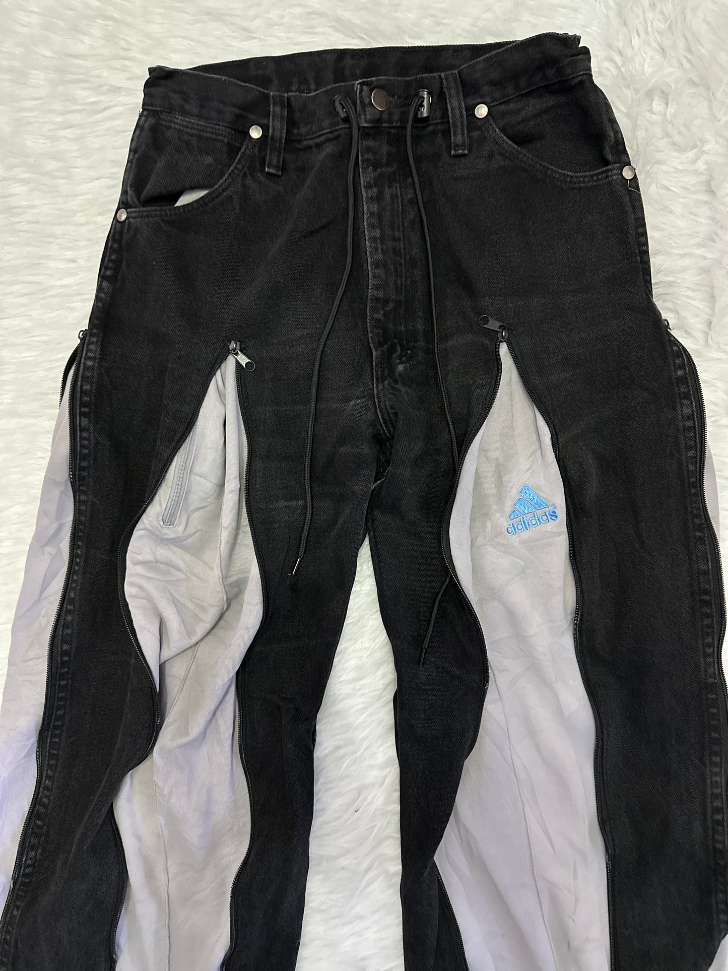 [新款現貨] Remade 4zipper Sportpants X Jeans #PANT206