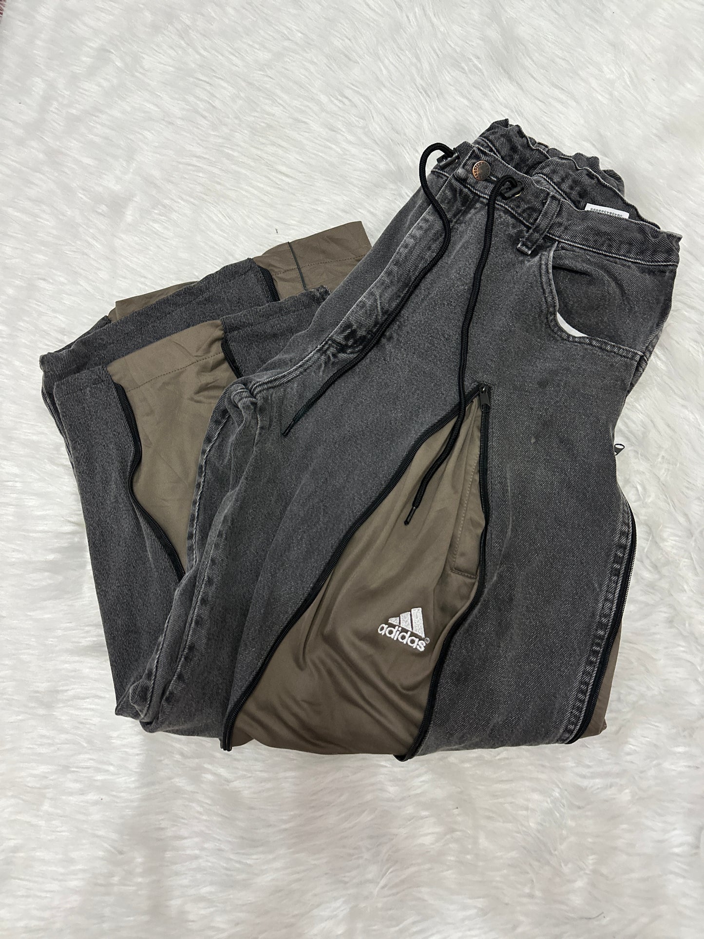 [新款現貨] Remade 4zipper Sportpants X Jeans #PANT195