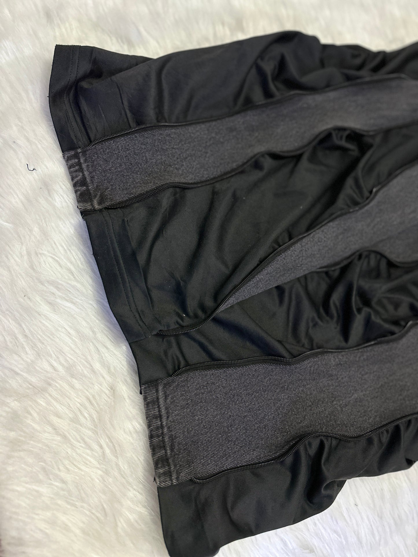 [新款現貨] Remade 4zipper Sportpants X Jeans #PANT203