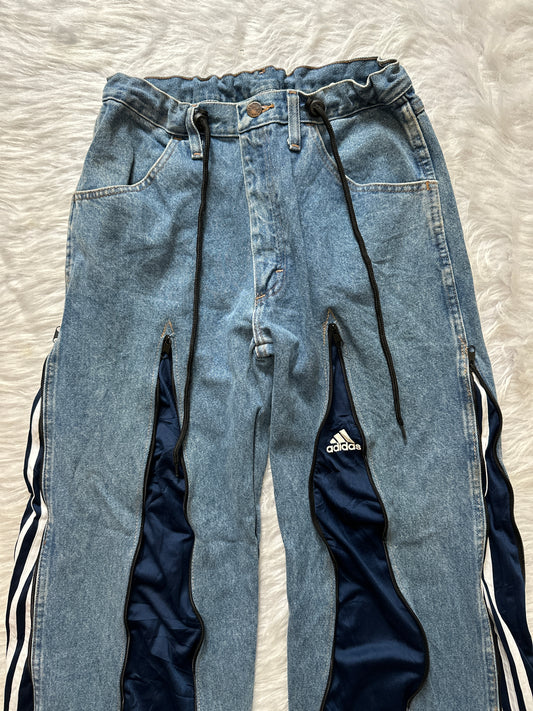 [新款現貨] Remade 4zipper Sportpants X Jeans #PANT175