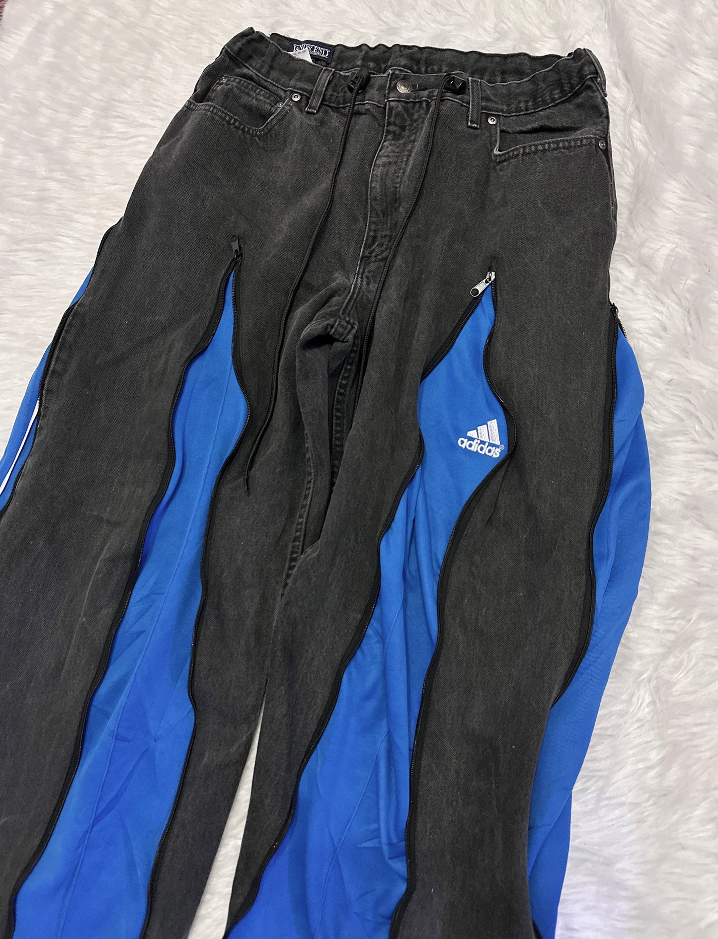 [新款現貨] Remade 4zipper Sportpants X Jeans #PANT207