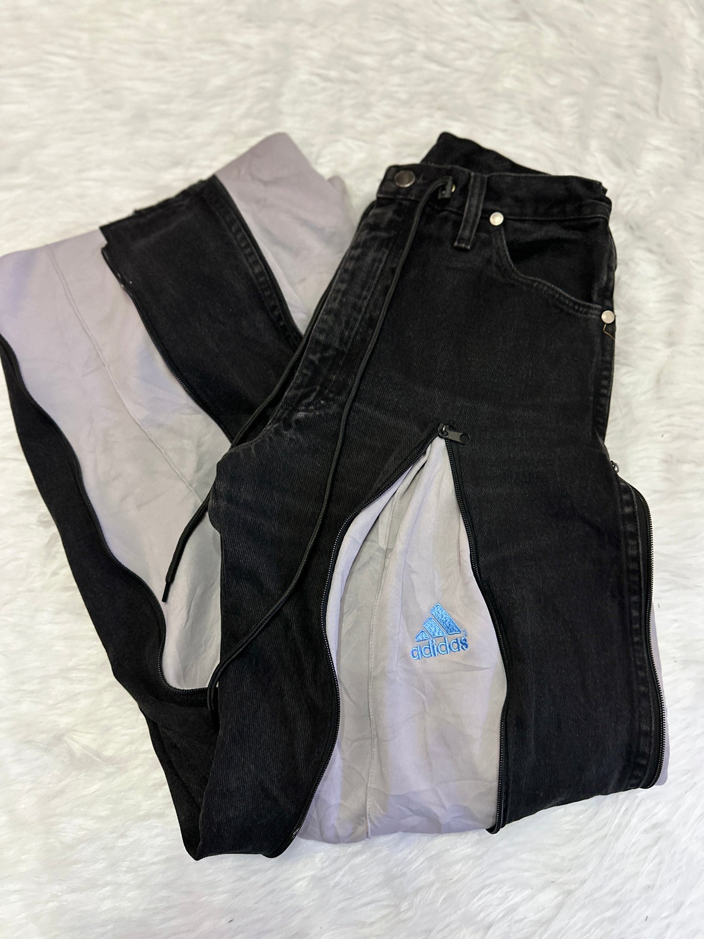 [新款現貨] Remade 4zipper Sportpants X Jeans #PANT206