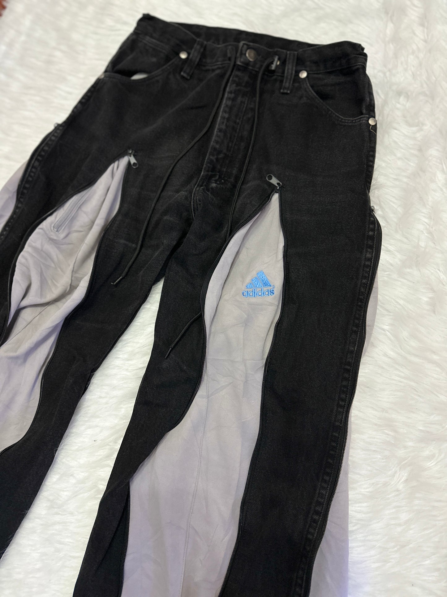 [新款現貨] Remade 4zipper Sportpants X Jeans #PANT206