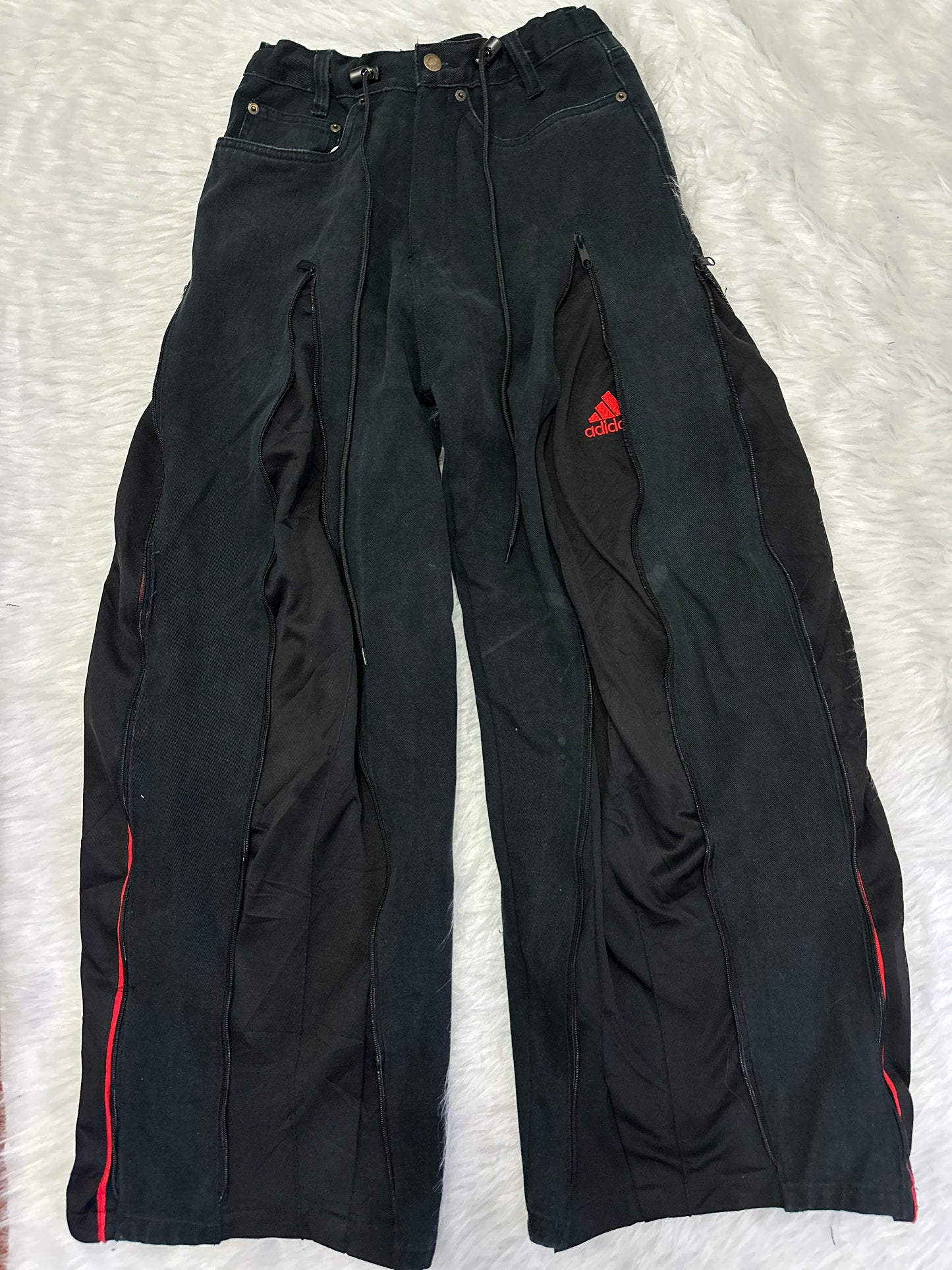 [新款現貨] Remade 4zipper Sportpants X Jeans #PANT209