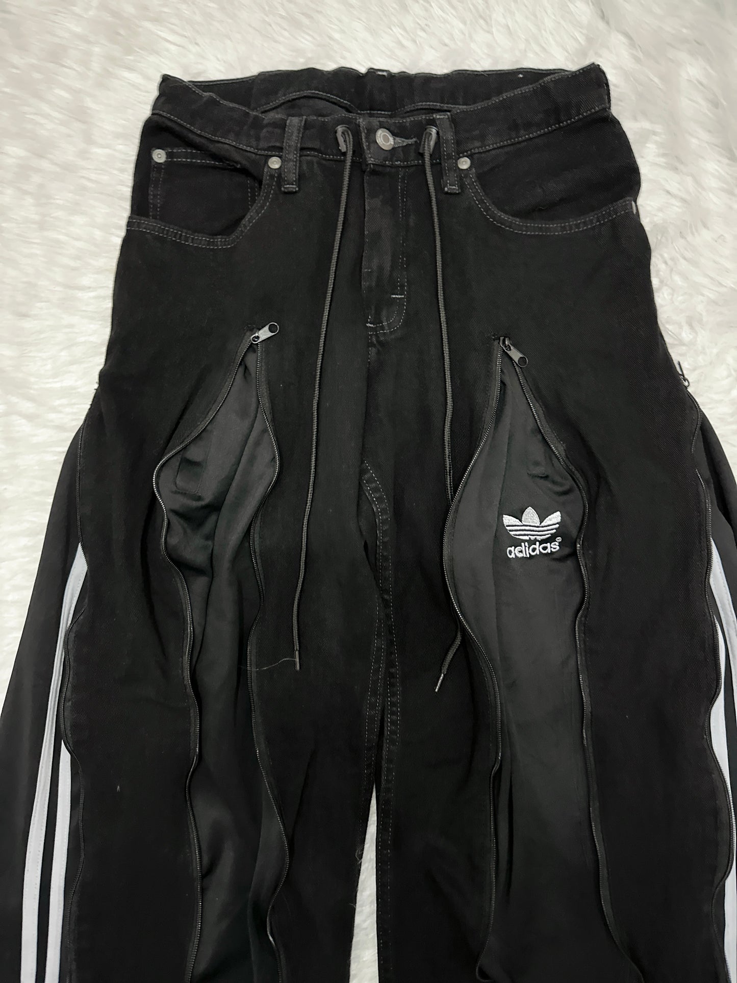 [新款現貨] Remade 4zipper Sportpants X Jeans #PANT200