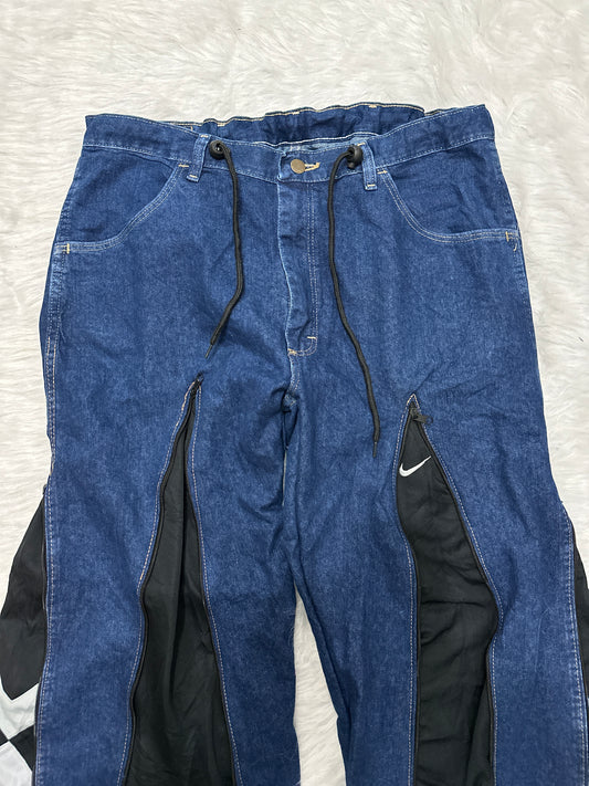 [新款現貨] Remade 4zipper Sportpants X Jeans #PANT178