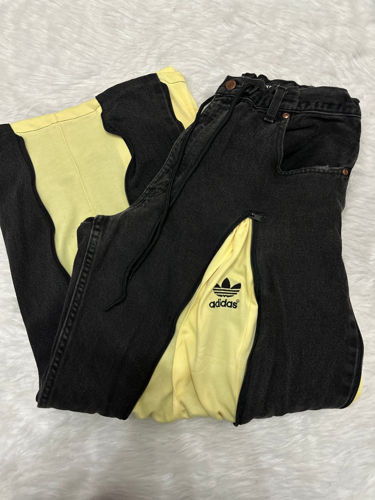 [新款現貨] Remade 4zipper Sportpants X Jeans #PANT196