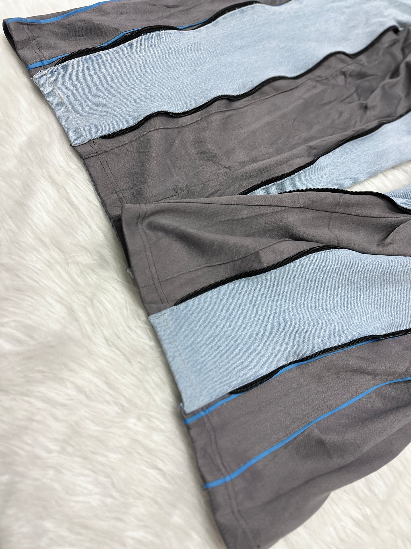 [新款現貨] Remade 4zipper Sportpants X Jeans #PANT201