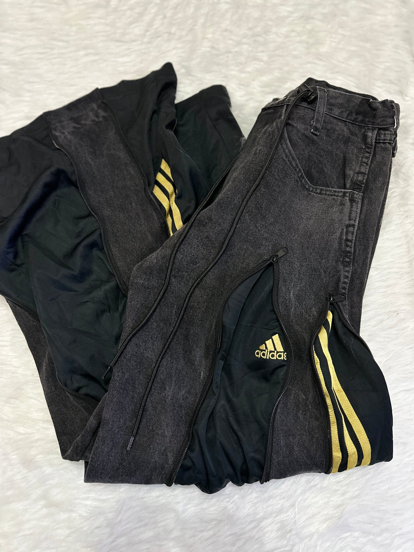 [新款現貨] Remade 4zipper Sportpants X Jeans #PANT205