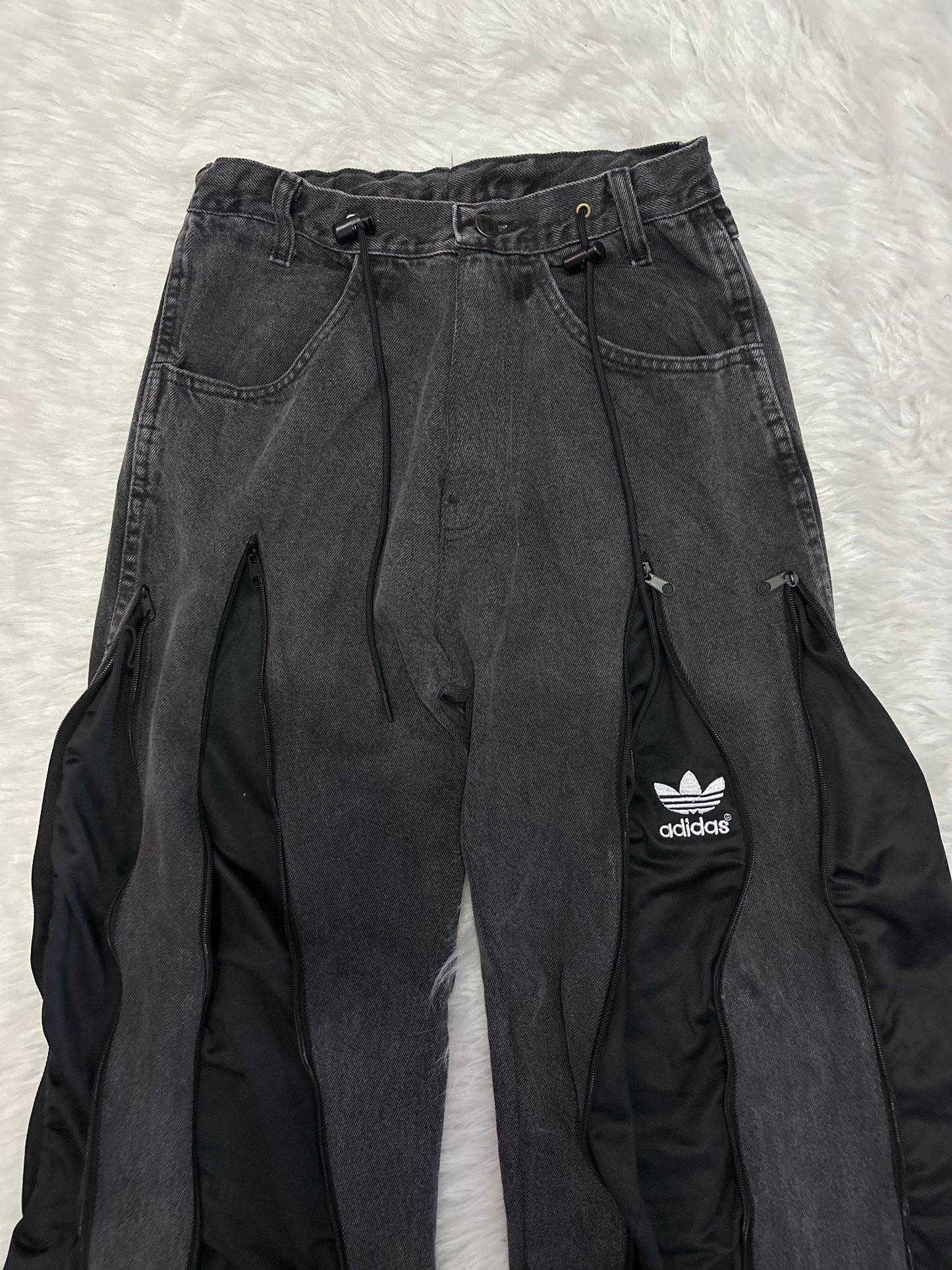 [新款現貨] Remade 4zipper Sportpants X Jeans #PANT203