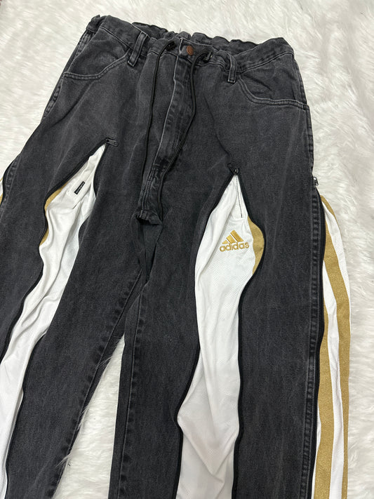 [新款現貨] Remade 4zipper Sportpants X Jeans #PANT199