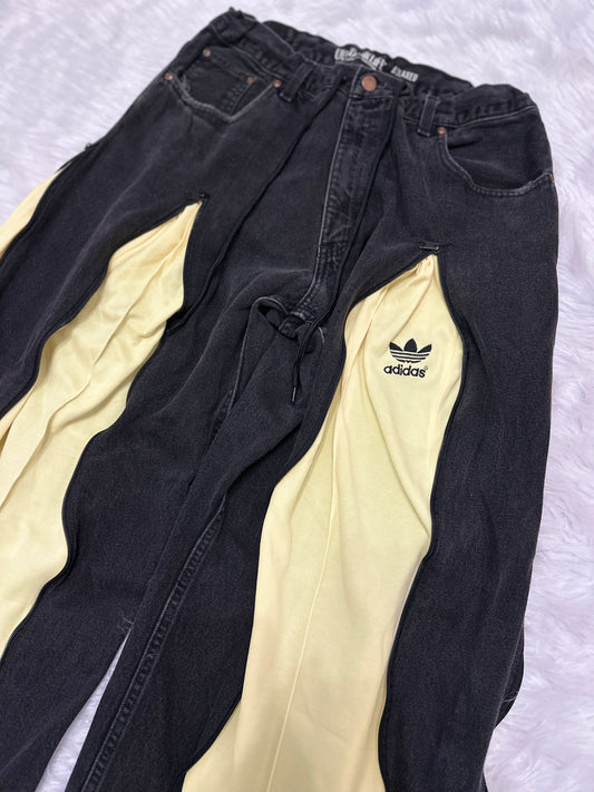 [新款現貨] Remade 4zipper Sportpants X Jeans #PANT196