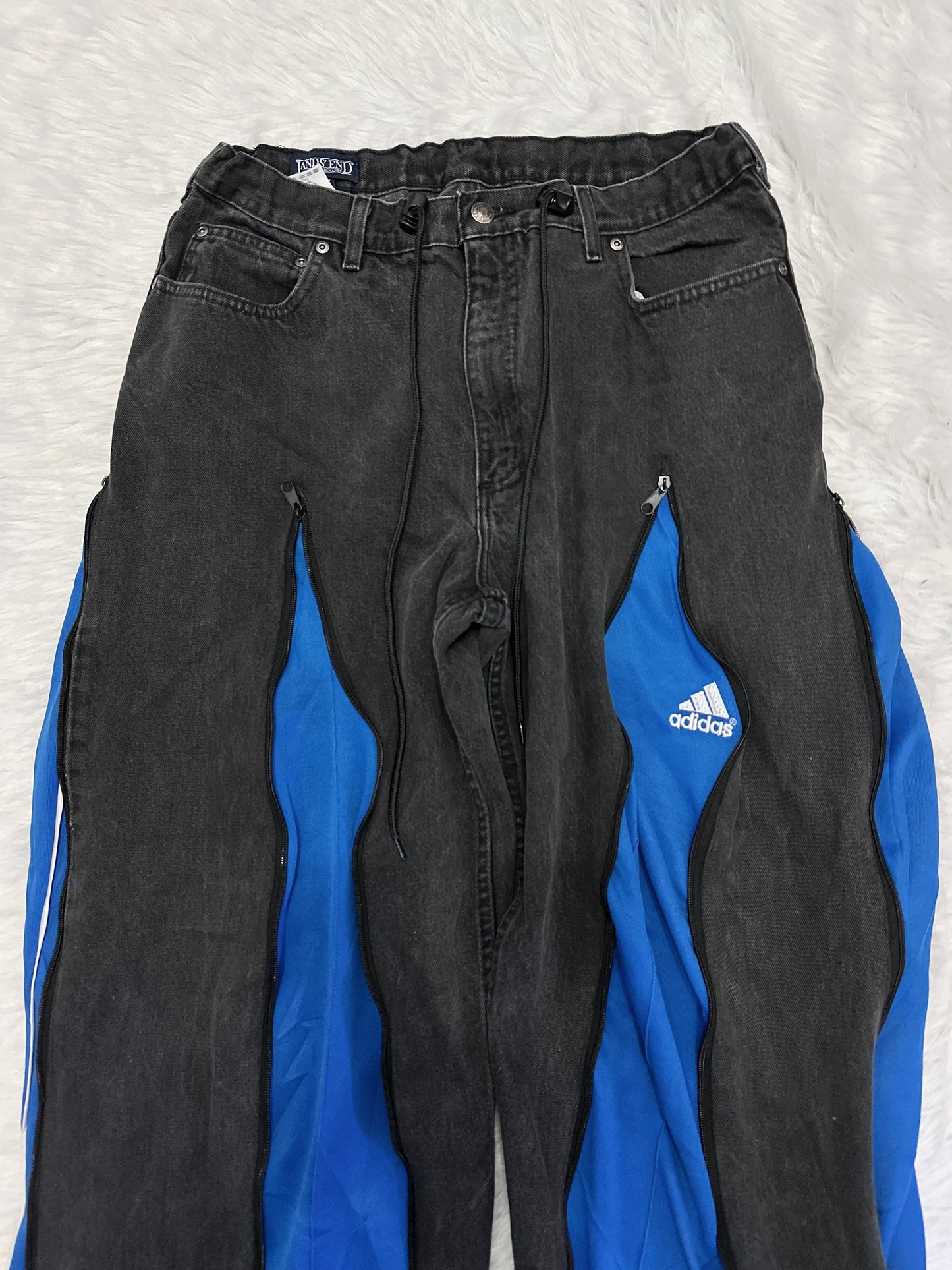 [新款現貨] Remade 4zipper Sportpants X Jeans #PANT207