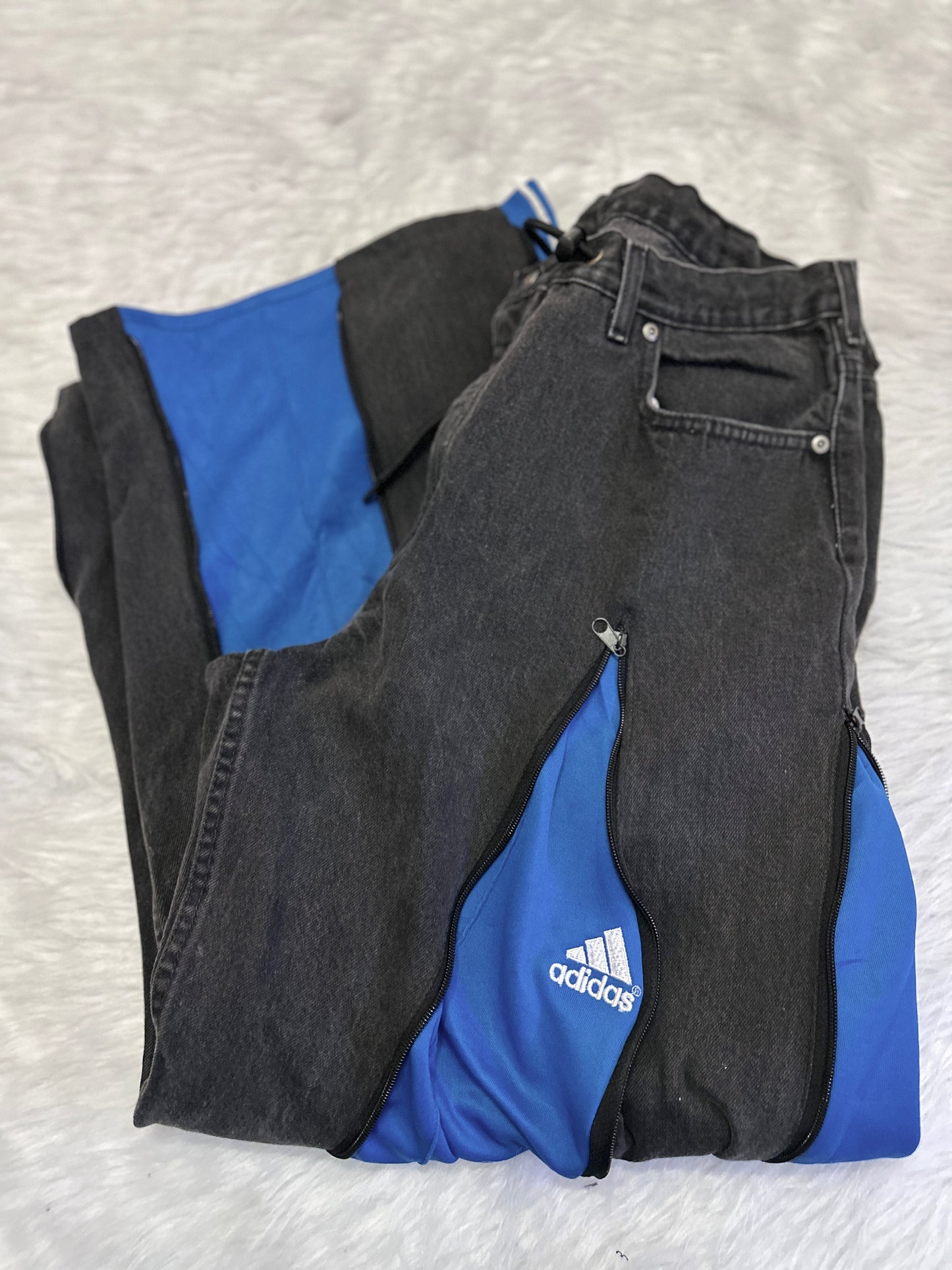 [新款現貨] Remade 4zipper Sportpants X Jeans #PANT207