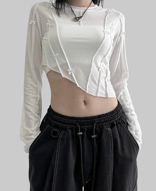 [新款] 🇰🇷Korea F/W Collection - Ribbon Top