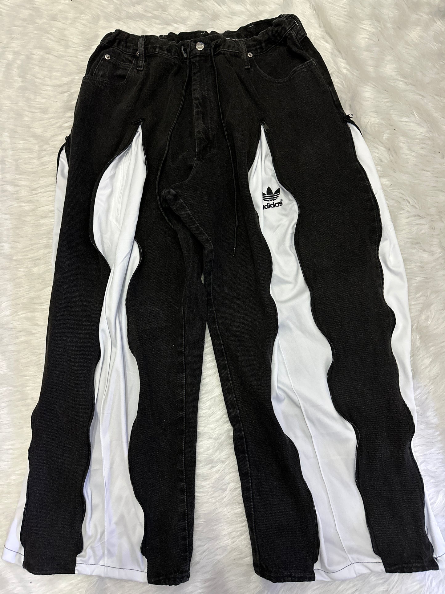 [新款現貨] Remade 4zipper Sportpants X Jeans #PANT208