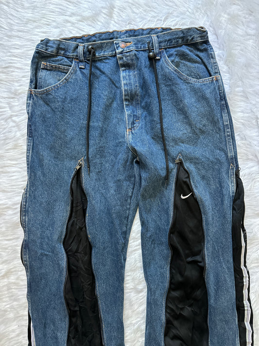 [新款現貨] Remade 4zipper Sportpants X Jeans #PANT168