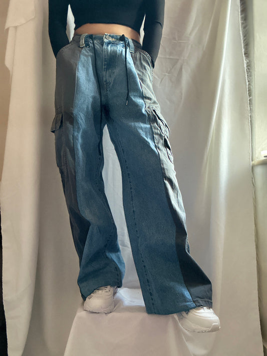 [現貨熱賣中] Designer Remade Series - Carogo Pants X Jeans MIX #PANT022