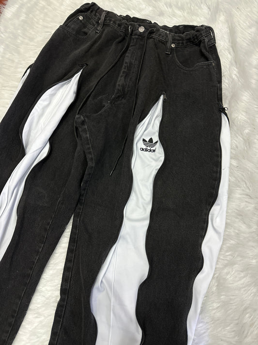 [新款現貨] Remade 4zipper Sportpants X Jeans #PANT208