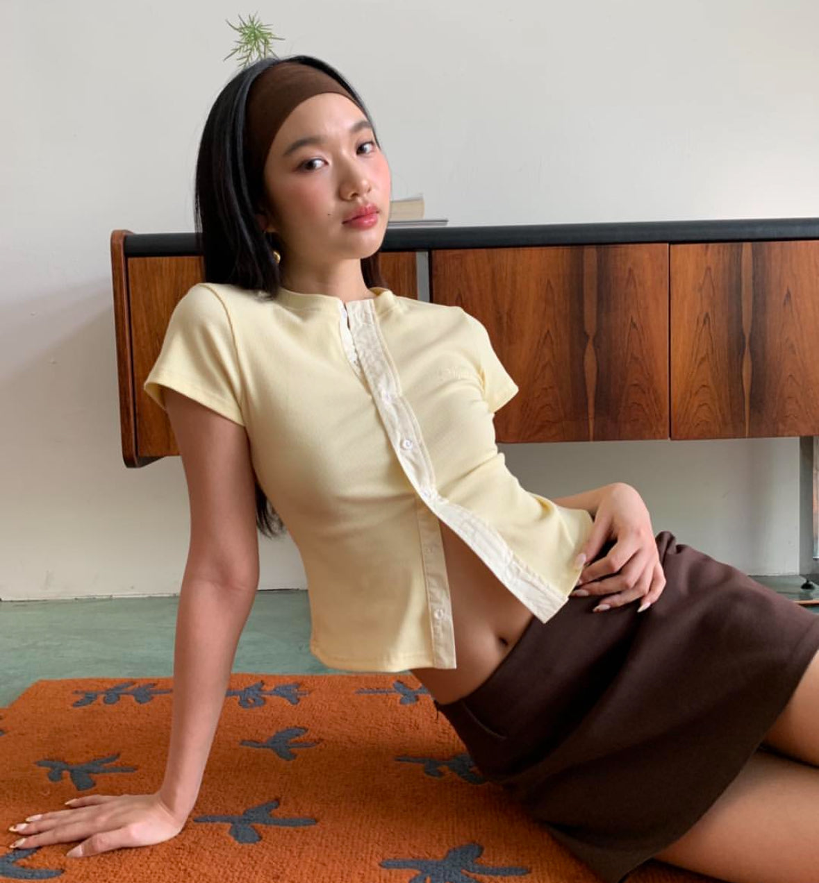 [25 Spring 預訂新款] Otter Ribbed Top #SP005